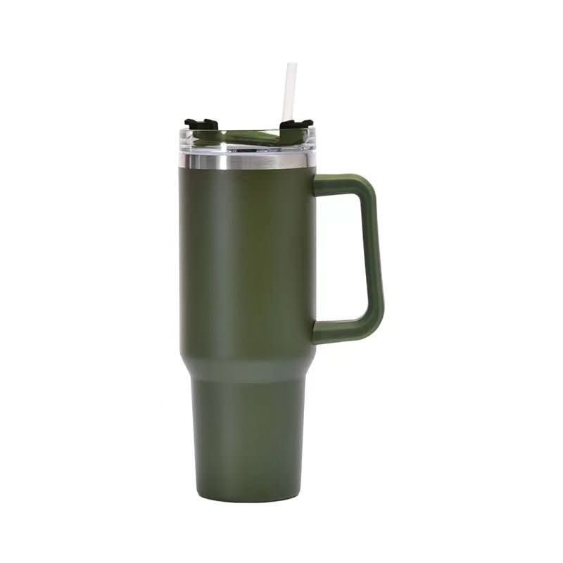 Stainless Steel Insulated Cup 40oz Straw Bingba - Eshtree