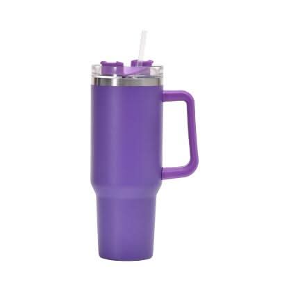Stainless Steel Insulated Cup 40oz Straw Bingba - Eshtree
