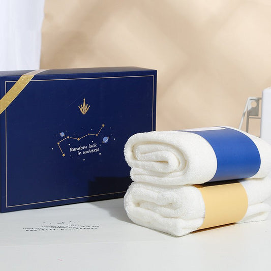 Star Embroidered Towel Dry Hair Cap Set Box - Eshtree