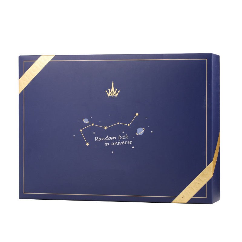 Star Embroidered Towel Dry Hair Cap Set Box - Eshtree