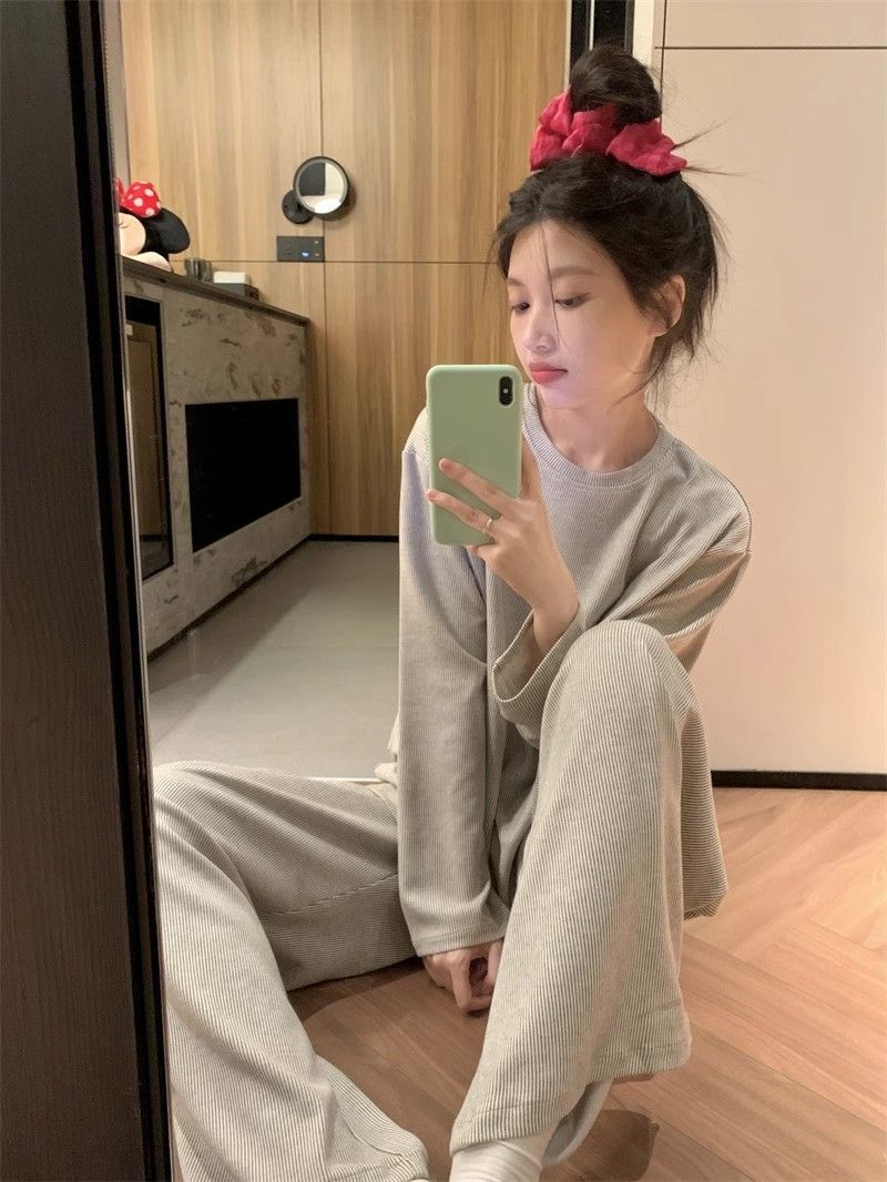 Striped Pajamas Homewear For Women - Eshtree