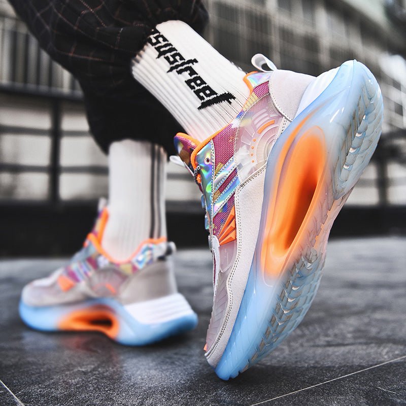 Student Sneakers Men's Basketball Low - Top Men's Sports And Leisure Shoes Men's Korean Version Of The Trend Of All - Match Youth Running Shoes - Eshtree