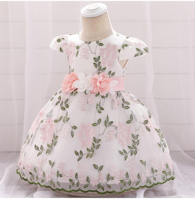 summer children's clothing new baby birthday party wedding dress skirt girls fluffy dress - Eshtree