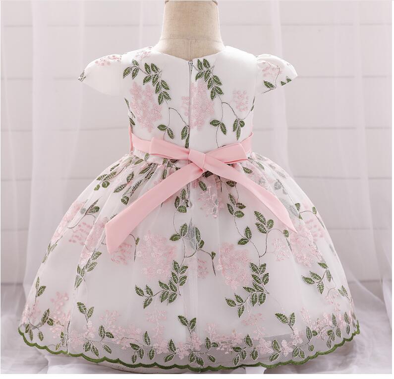 summer children's clothing new baby birthday party wedding dress skirt girls fluffy dress - Eshtree