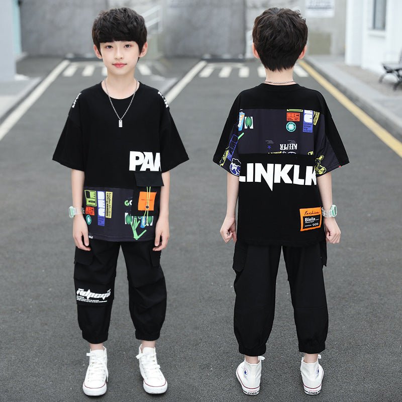 Summer Foreign Boy Handsome, Big Boy Two - piece Korean Style Trend - Eshtree