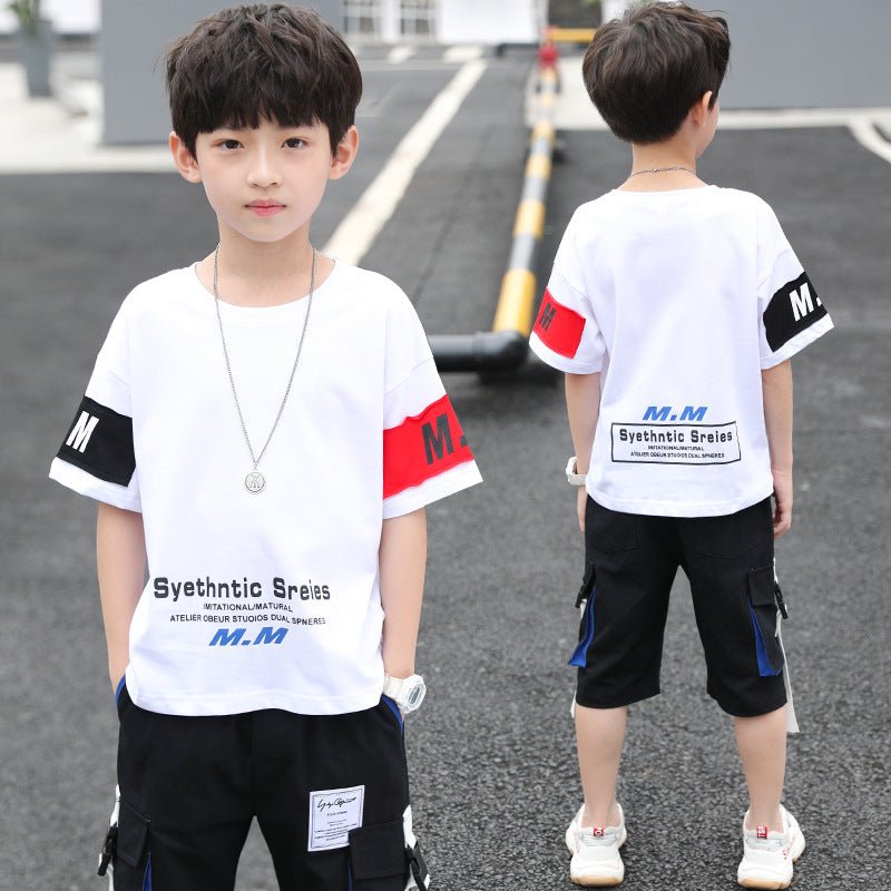 Summer Foreign Boy Handsome, Big Boy Two - piece Korean Style Trend - Eshtree