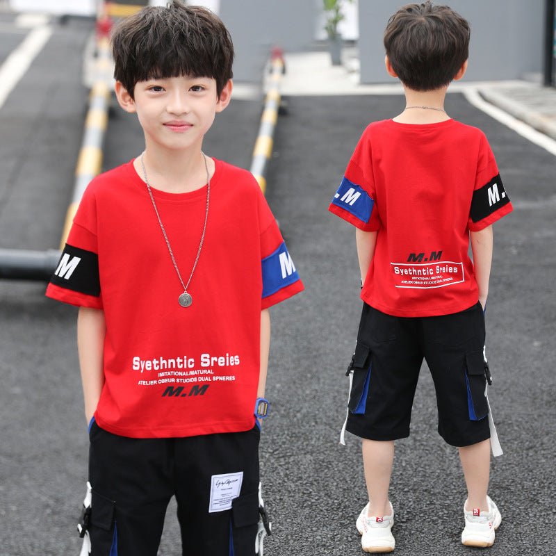 Summer Foreign Boy Handsome, Big Boy Two - piece Korean Style Trend - Eshtree