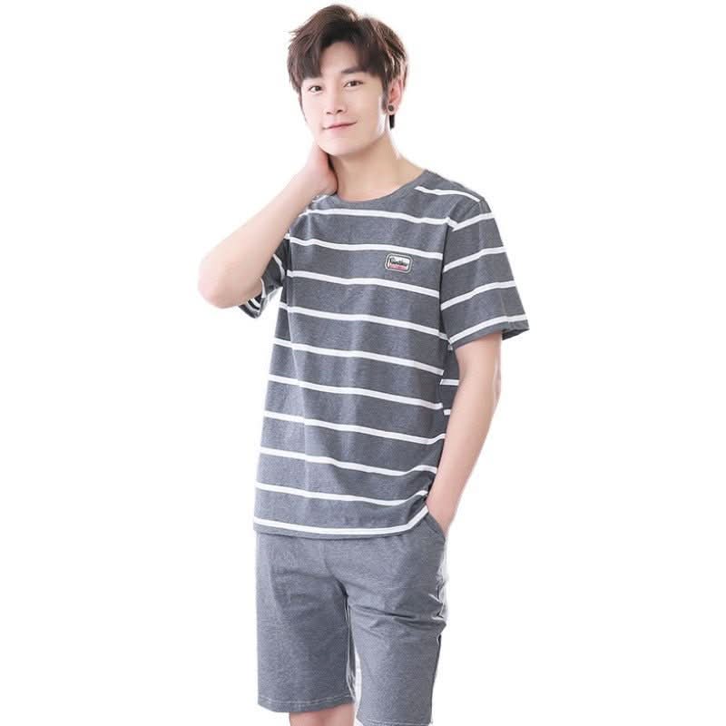 Summer short sleeve cotton casual men's style - Eshtree