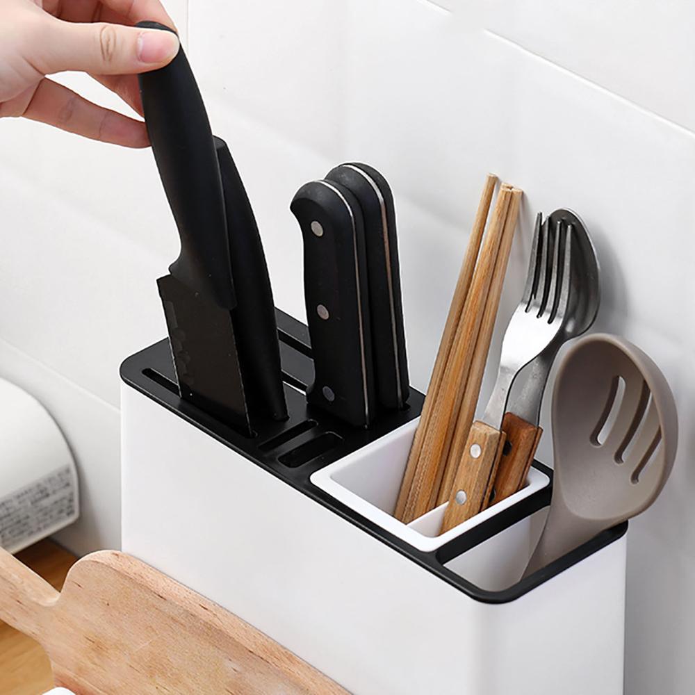 Tableware Storage Holders Kitchen Knife Plastic Storages Racks For Kitchen Convenience Cabinet Kitchen Gadgets - Eshtree