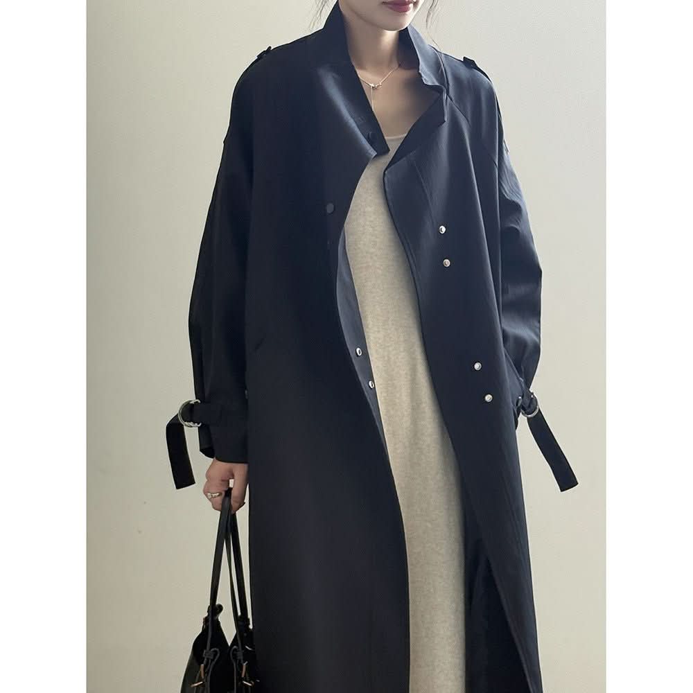 Temperament Commute Trench Coat For Women Autumn - Eshtree