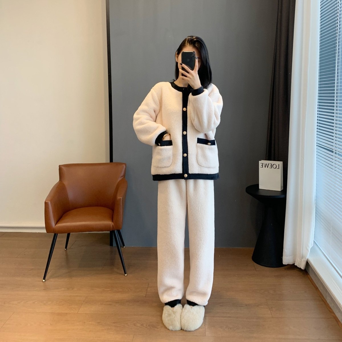 Texture Soft Glutinous Little Fragrant Pajamas Suit For Women - Eshtree