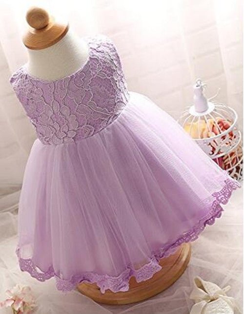 The new baby Bow Dress Dress Age 0 - 2 years old baby full moon child gauze skirt - Eshtree