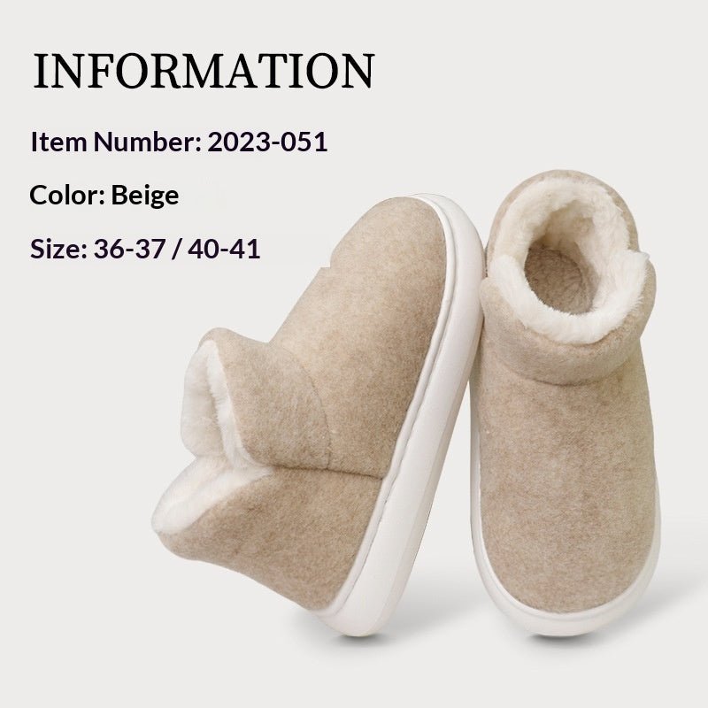 Thick - soled High - top Insulated Postpartum Shoes - Eshtree