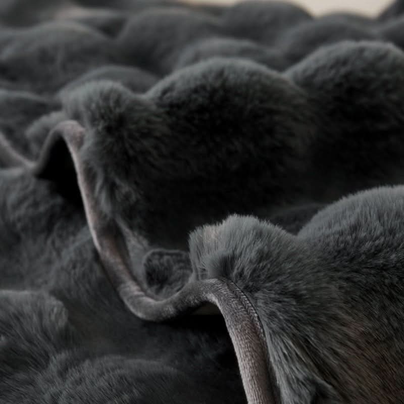 Thickened Rabbit Plush Sofa Cushion Wholesale Winter Thermal Non - slip Sofa Cushion - Eshtree