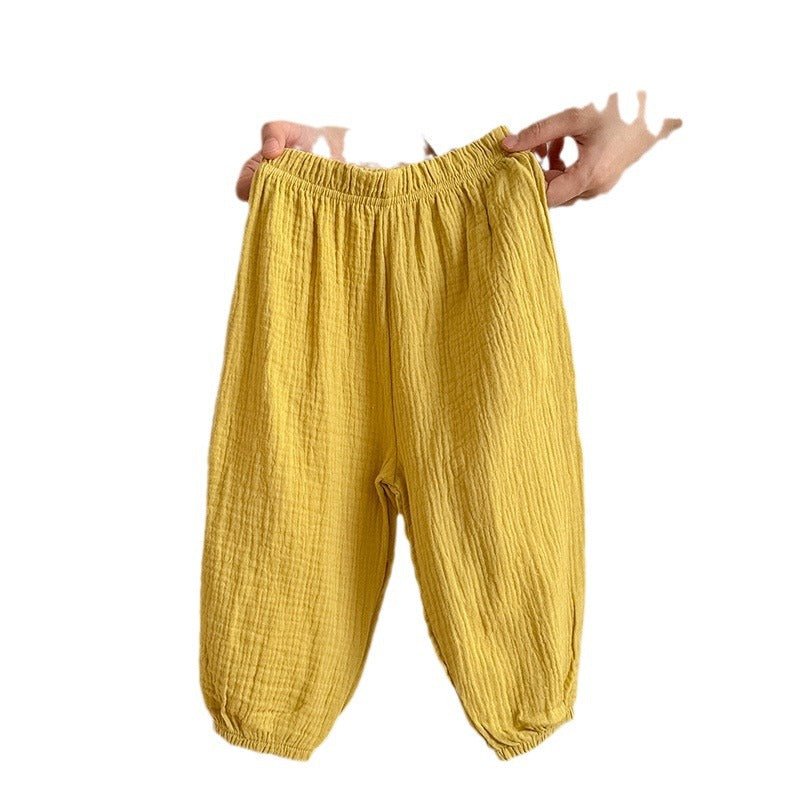 Thin Cotton Cloth Girls' Pajama Pants - Eshtree
