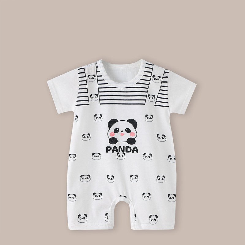 Thin Women's Short Sleeve Newborn Baby Child Jumpsuit Romper - Eshtree