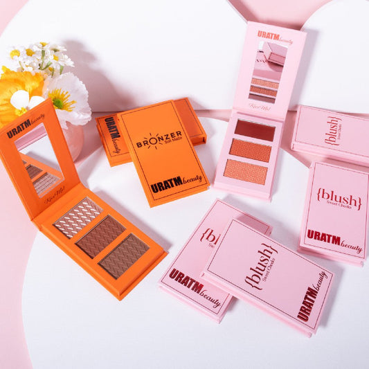 Three - color Highlight Blusher Plate Matte Shimmer Three - dimensional Repair - Eshtree