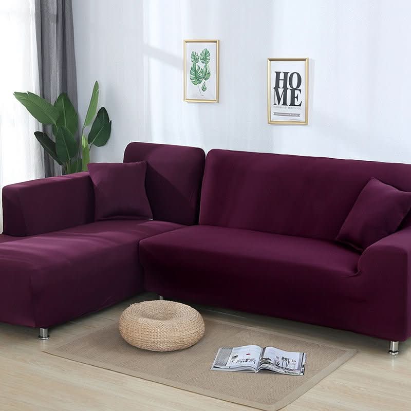 Tight Wrap Sofa Cover Elastic 2 Pieces Sofa Cover - Eshtree