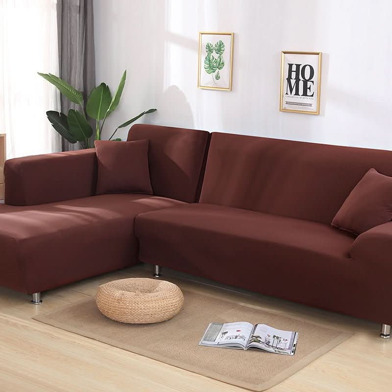 Tight Wrap Sofa Cover Elastic 2 Pieces Sofa Cover - Eshtree