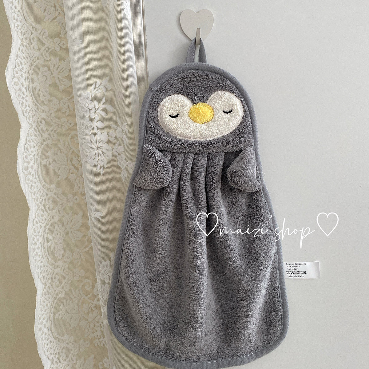 Towels Can Hang Coral Fleece Absorbent Towels To Wipe Face Bathroom Children - Eshtree