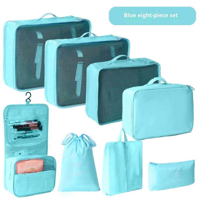 Travel Storage Bag 8 - Piece Set Suitcase Clothing Organizer - Eshtree