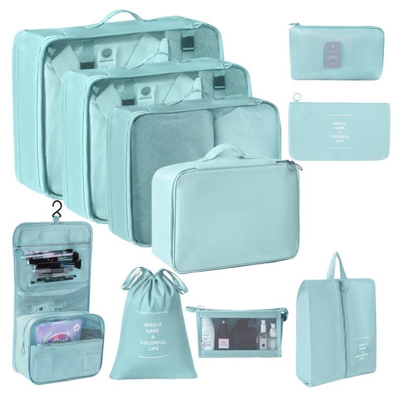 Travel Storage Bag 8 - Piece Set Suitcase Clothing Organizer - Eshtree