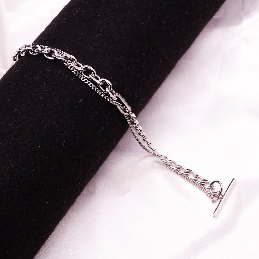 Trendy Double - Layer Wrapped Bracelet For Men In Titanium Steel - Eshtree