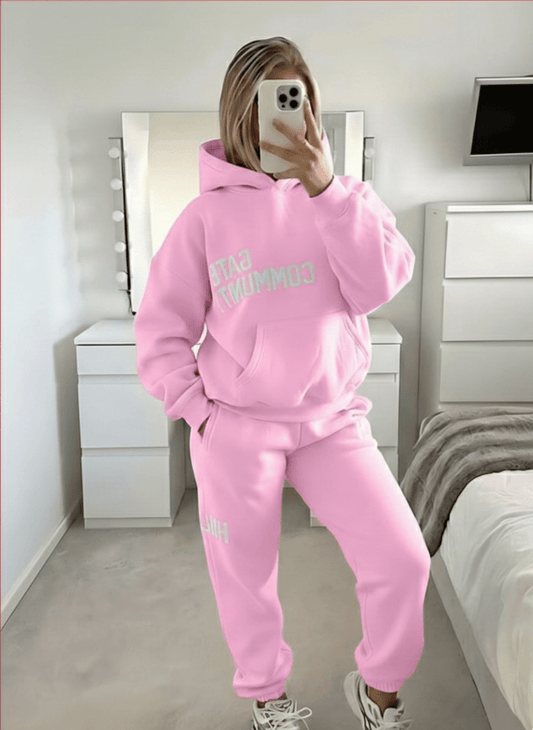 ترنج هودي شتوي حريمي مناسب للبيت والخروج - Eshtree