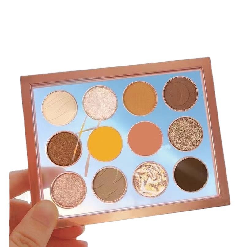 Twelve Rose Amber Eye Shadow Plate Makeup - Eshtree