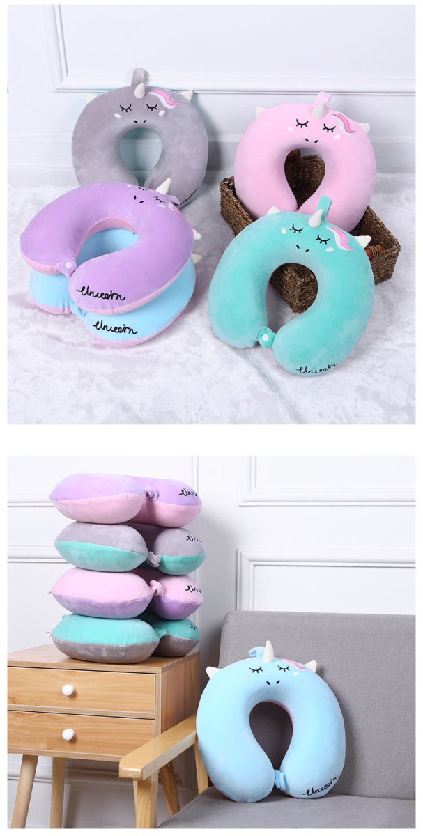 U - shaped Pillow Slow Rebound Memory Foam Neck Pillow Car Travel Afternoon Nap Pillow - Eshtree