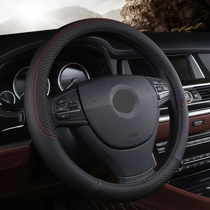 Universal Leather Car Steering Wheel Cover - Eshtree