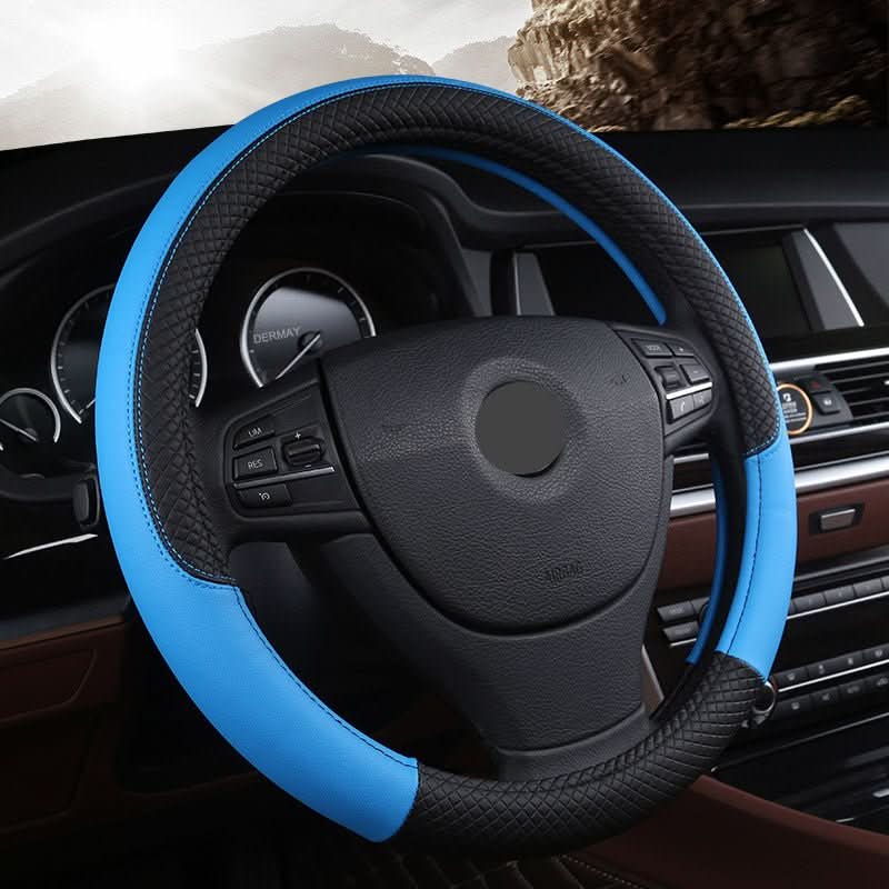 Universal Leather Car Steering Wheel Cover - Eshtree