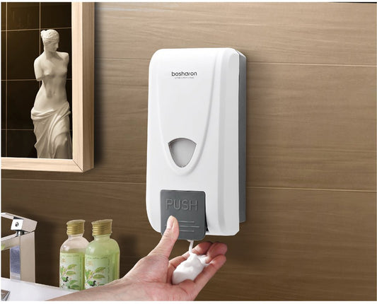 Wall - mounted hand press foam soap dispenser - Eshtree