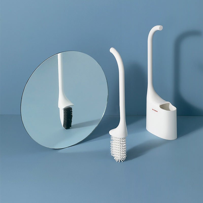 Wall - mounted Mirrored Toilet Brush Set - Eshtree
