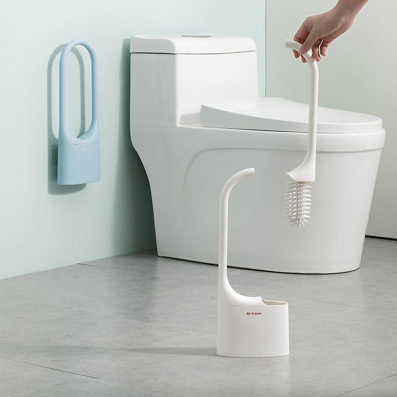 Wall - mounted Mirrored Toilet Brush Set - Eshtree