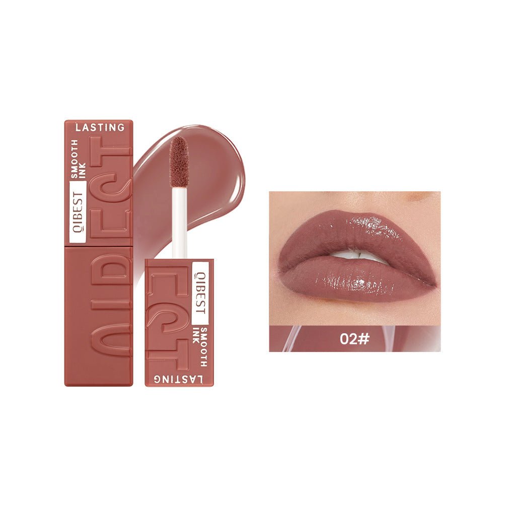 Water Light Mirror Lip Lacquer No Stain On Cup Long - lasting Moisturizing Lipstick - Eshtree