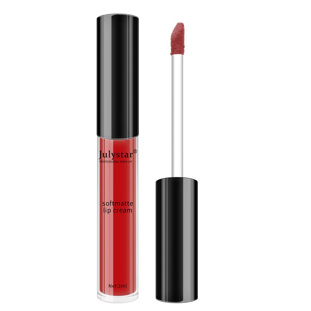 Water Mist Matte Liquid Lipstick Female Christmas Makeup Nourishing Long - lasting No Stain On Cup - Eshtree