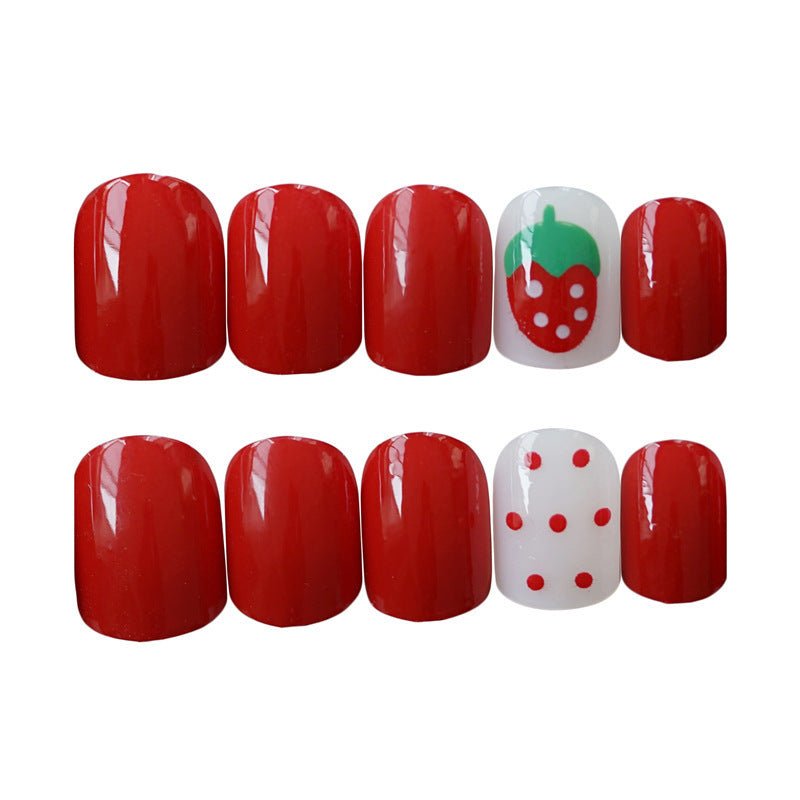 Wear Nail Manicure Fake Nail Tip Stickers Finished Product Nail Tip Frosted Ballet Nail Sticker - Eshtree