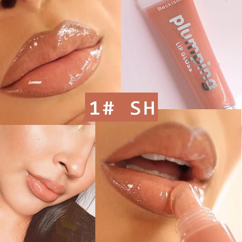 Wet Cherry Gloss Plumping Lip gloss Lip Plumper Makeup Big Lip Gloss Moisturizer Plump Volume Shiny Vitamin E Mineral Oil - Eshtree