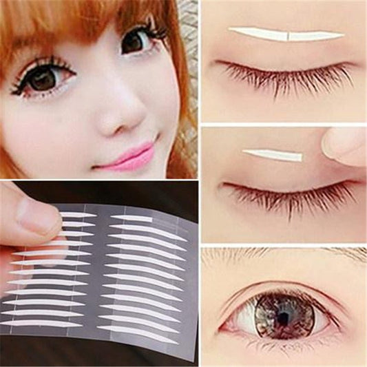 White Eyelid Sticker Double Eyelid Tapes Thin Invisible Double - sided Clear Adhesive Accessories - Eshtree