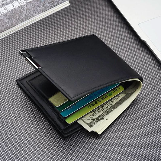 Wholesale men's wallets men's business Money Wallet Business Card Case - Eshtree