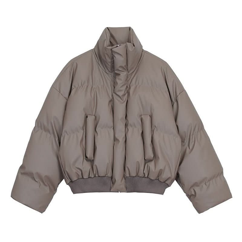 Winter Short PU Leather Coat Male - Eshtree