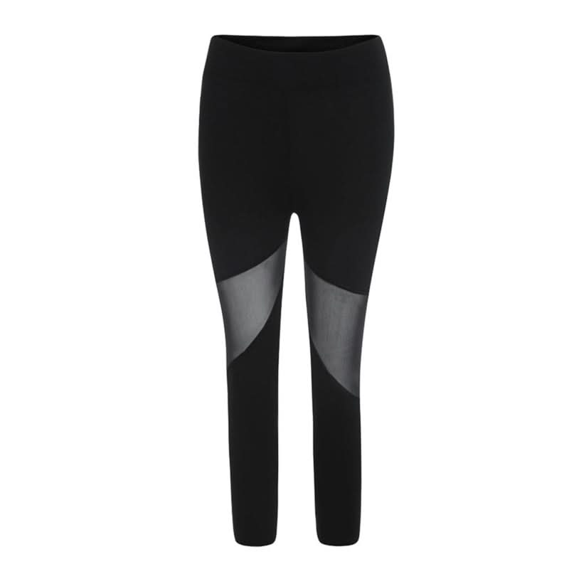 Women Leggings Gothic Insert Mesh Design Trousers Pants Big - Eshtree