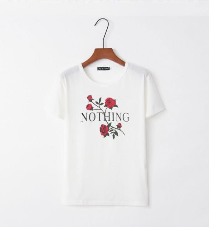 Women Summer Casual Blouse Shirt Loose T-Shirts Tops - Eshtree