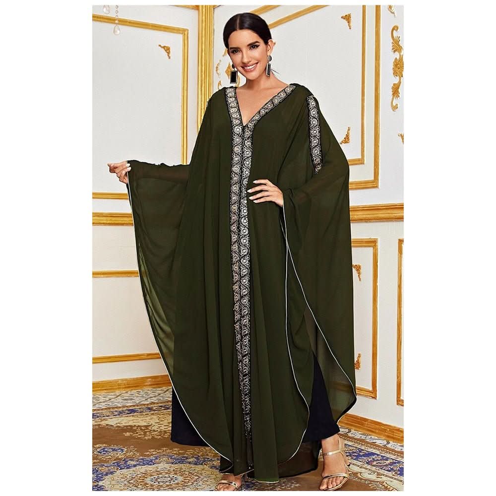 Women's Fashion Romantic Classical And Ethnic Style Loose Shawl Coat - Eshtree
