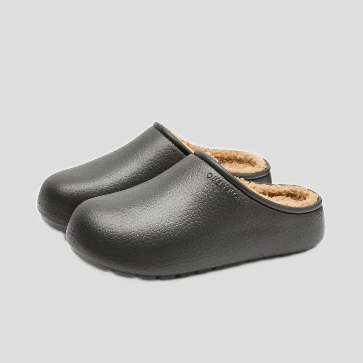 Womens Fleece - Lined Waterproof Thick - Soled Cotton Slippers - Eshtree