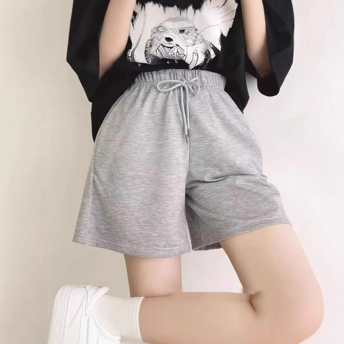 Women's High - waisted Shorts That Flatter The Figure And Are Versatile - Eshtree