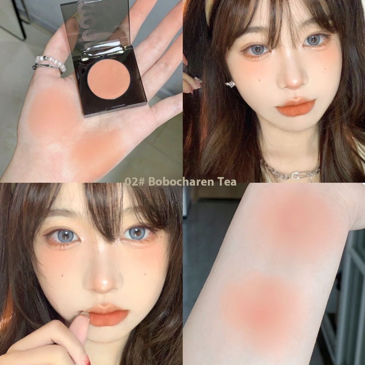 Women's Makeup Brightening Atmosphere Fried Glutinous Rice Cake Stuffed With Bean Paste Blusher Plate - Eshtree