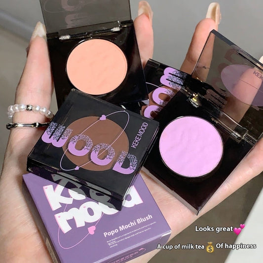 Women's Makeup Brightening Atmosphere Fried Glutinous Rice Cake Stuffed With Bean Paste Blusher Plate - Eshtree