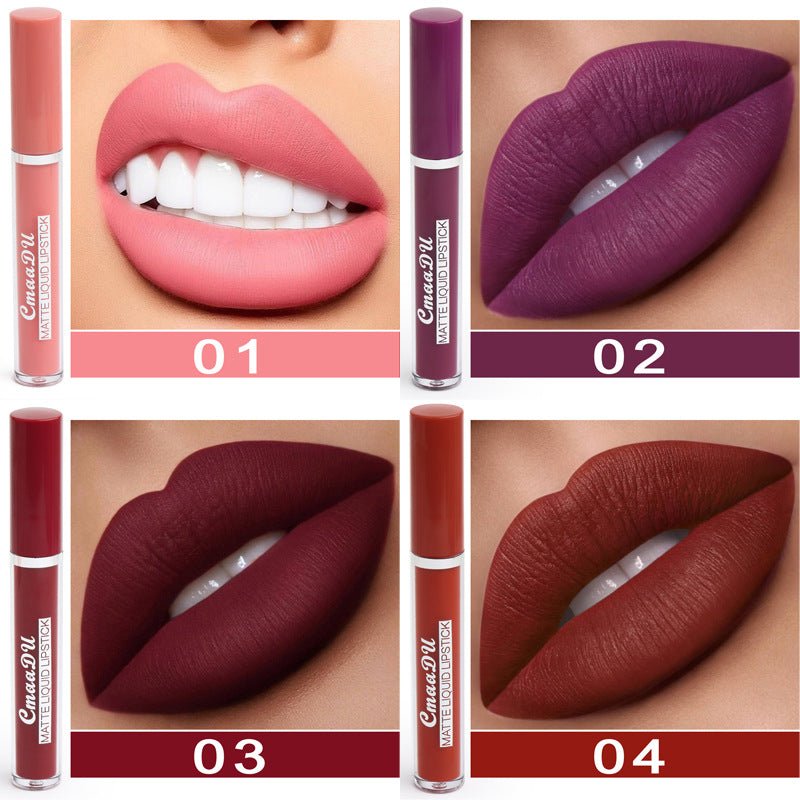 Women's Non - stick Cup Waterproof Matte Lipstick - Eshtree